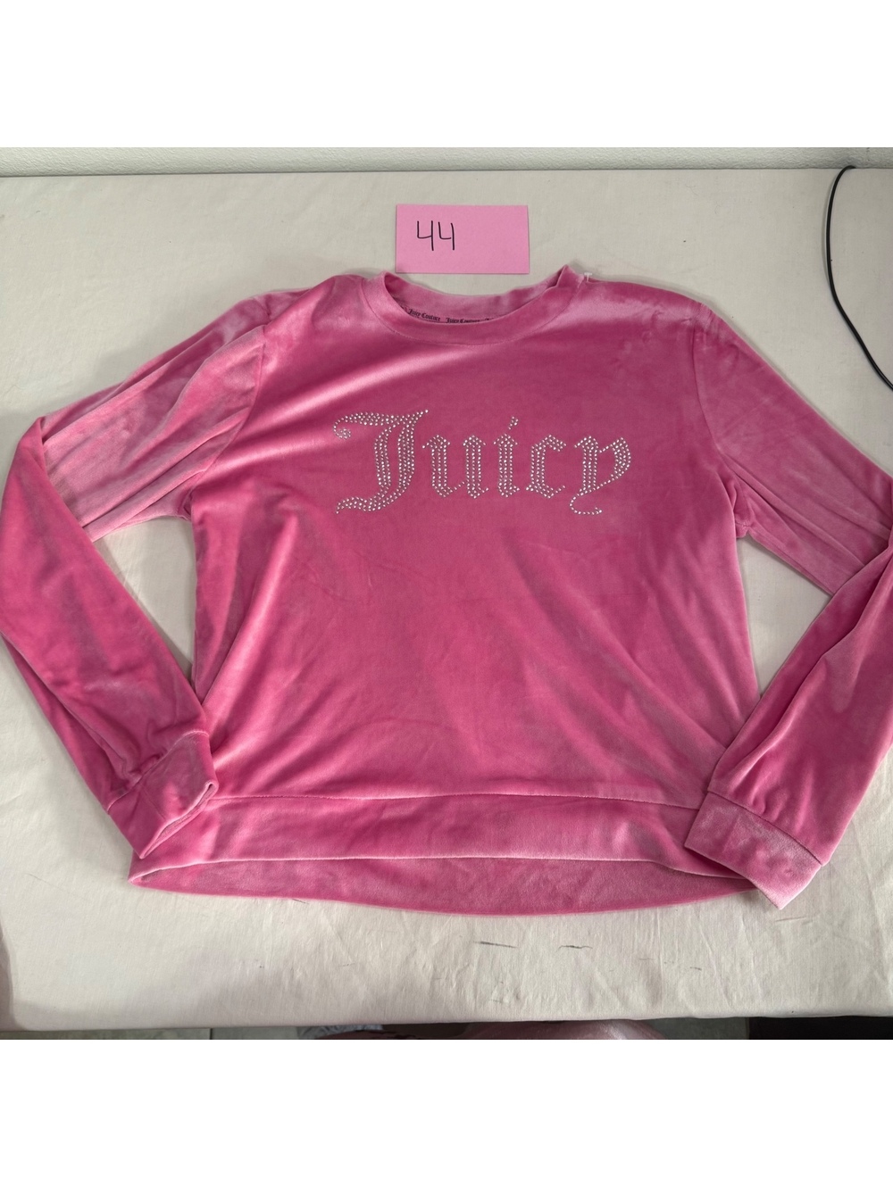 Juicy Couture Pink Velour 3-Piece Tracksuit Set Juniors Medium - Picture 2 of 9